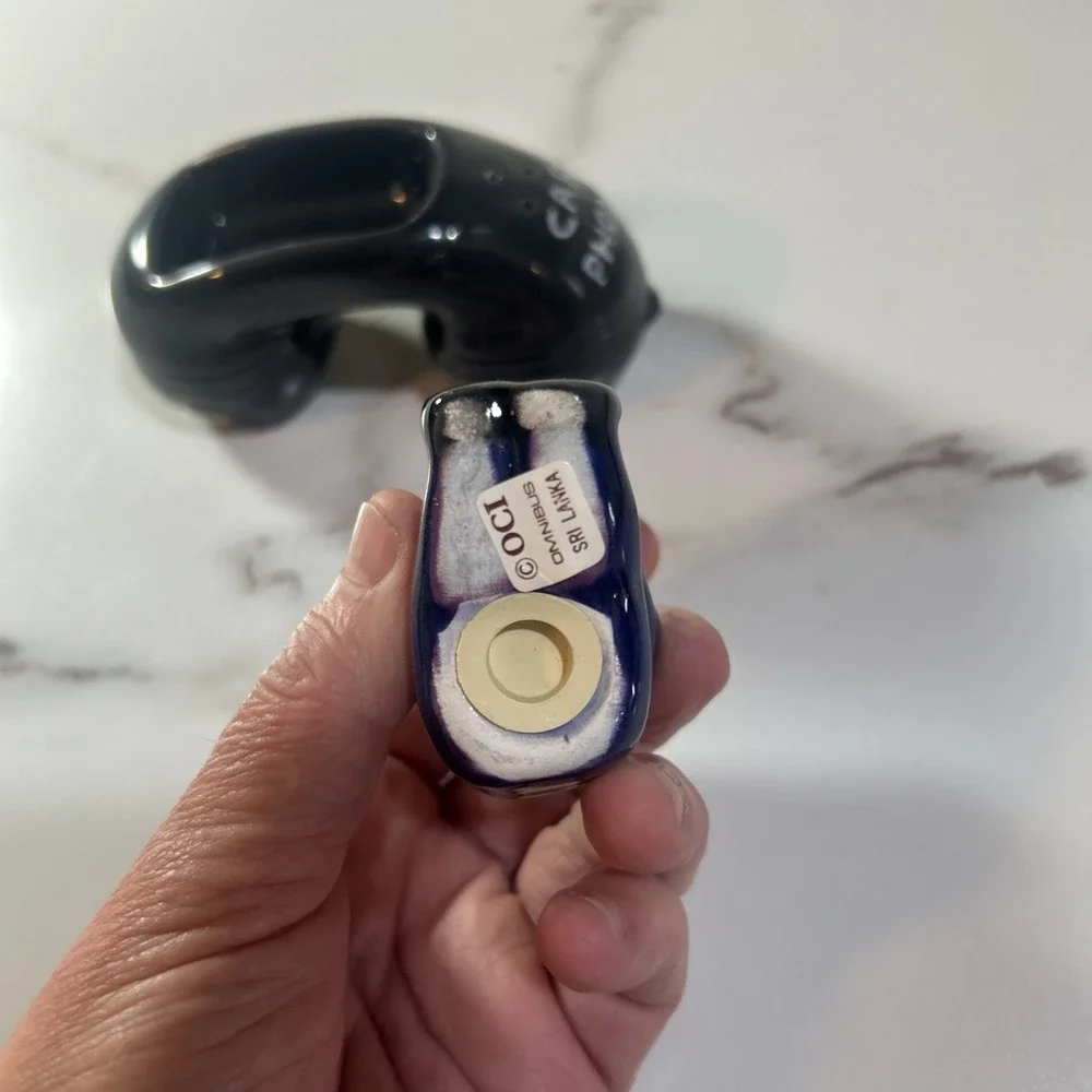 Vintage‎ Car Phone Salt & Pepper Shakers Set